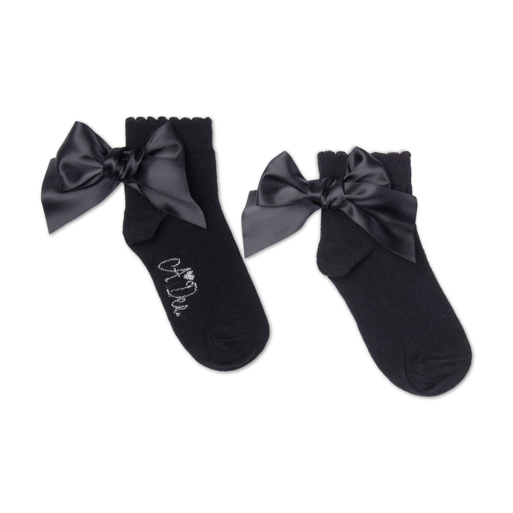 Black ADee Cara School Socks - PRE ORDER