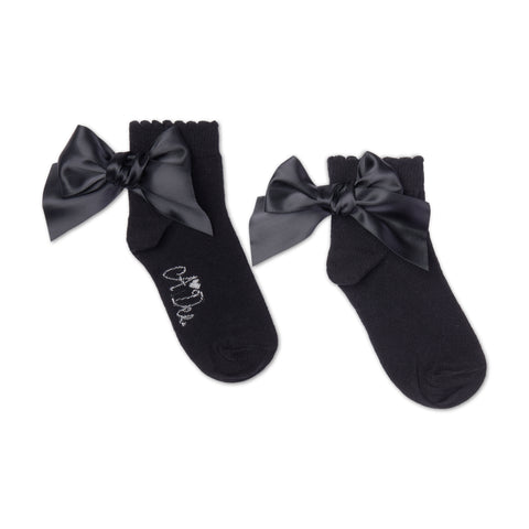 Black ADee Cara School Socks - PRE ORDER