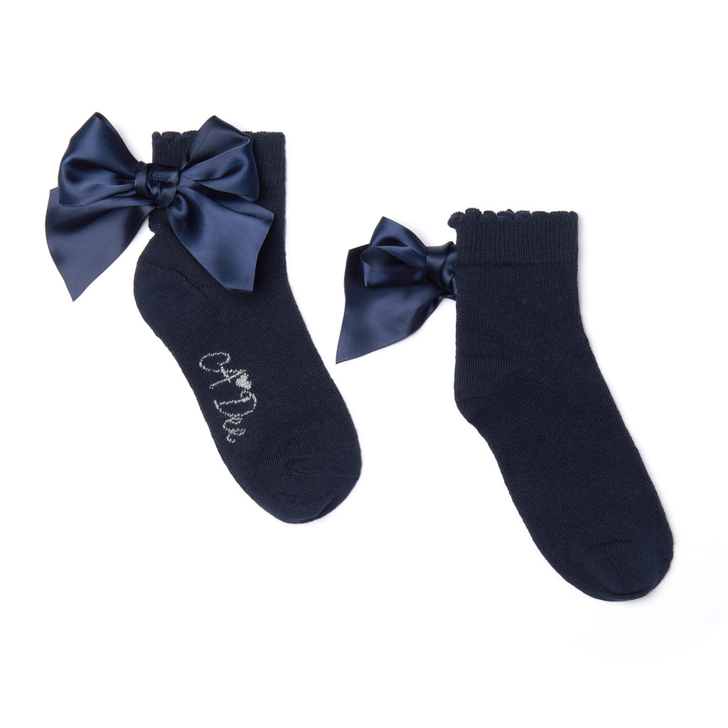 Navy ADee Cara School Socks - PRE ORDER