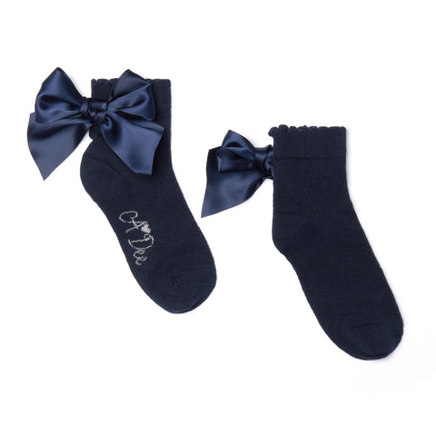 Navy ADee Cara School Socks - PRE ORDER