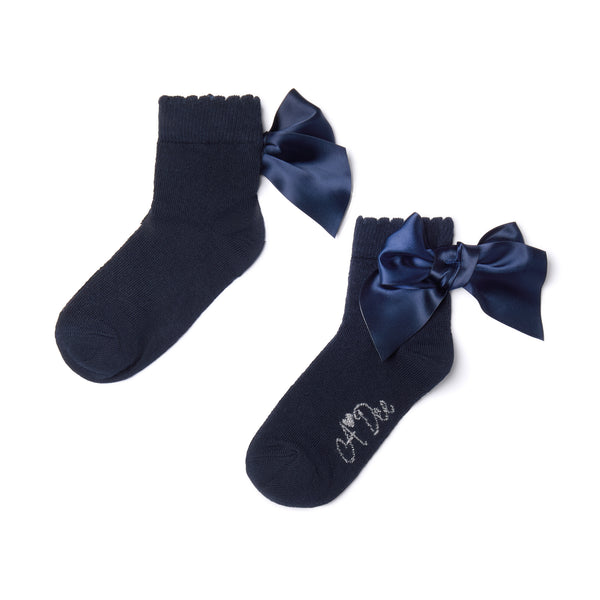 Navy ADee Cara School Socks - PRE ORDER
