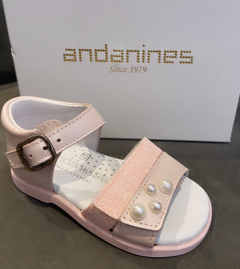 Andanines Pink Pearl Sandal 201113