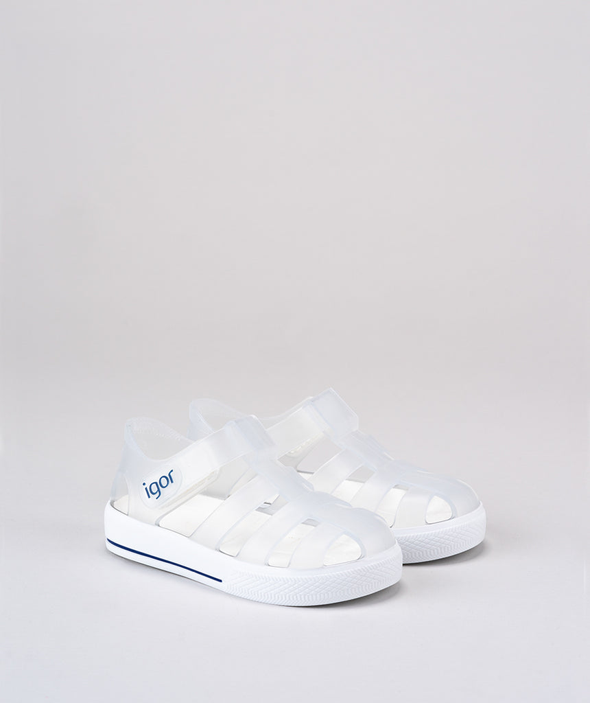 White IGOR Velcro Shoe S10171
