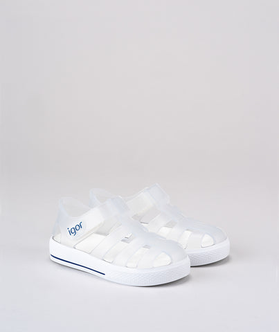 White IGOR Velcro Shoe S10171