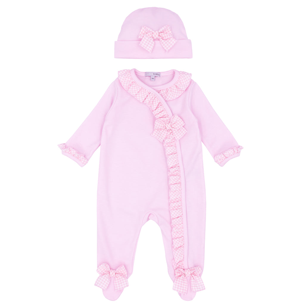 Pink Blues Baby Babygrow Set BB1041