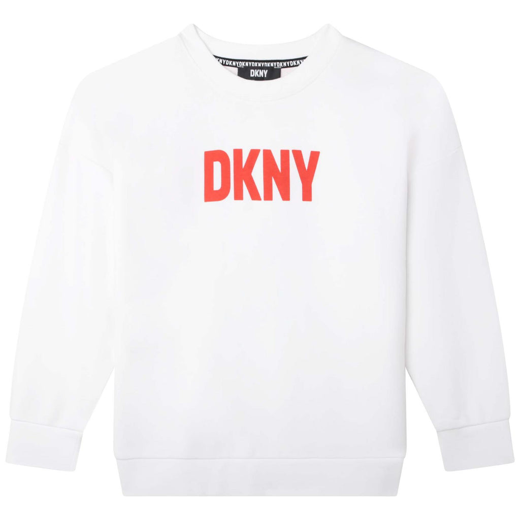 White DKNY Sweatshirt D25E31