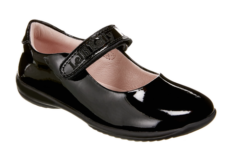 Lelli Kelly Black Patent Classic School Shoe LK8218