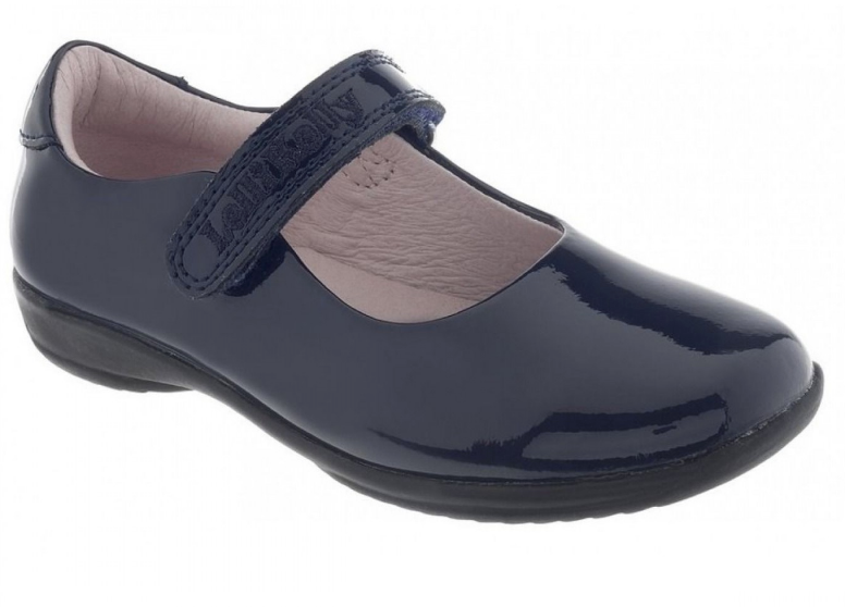 Lelli Kelly Navy Patent Classic School Shoe LK8218