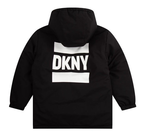 DKNY Black Reversible Parka  D26360