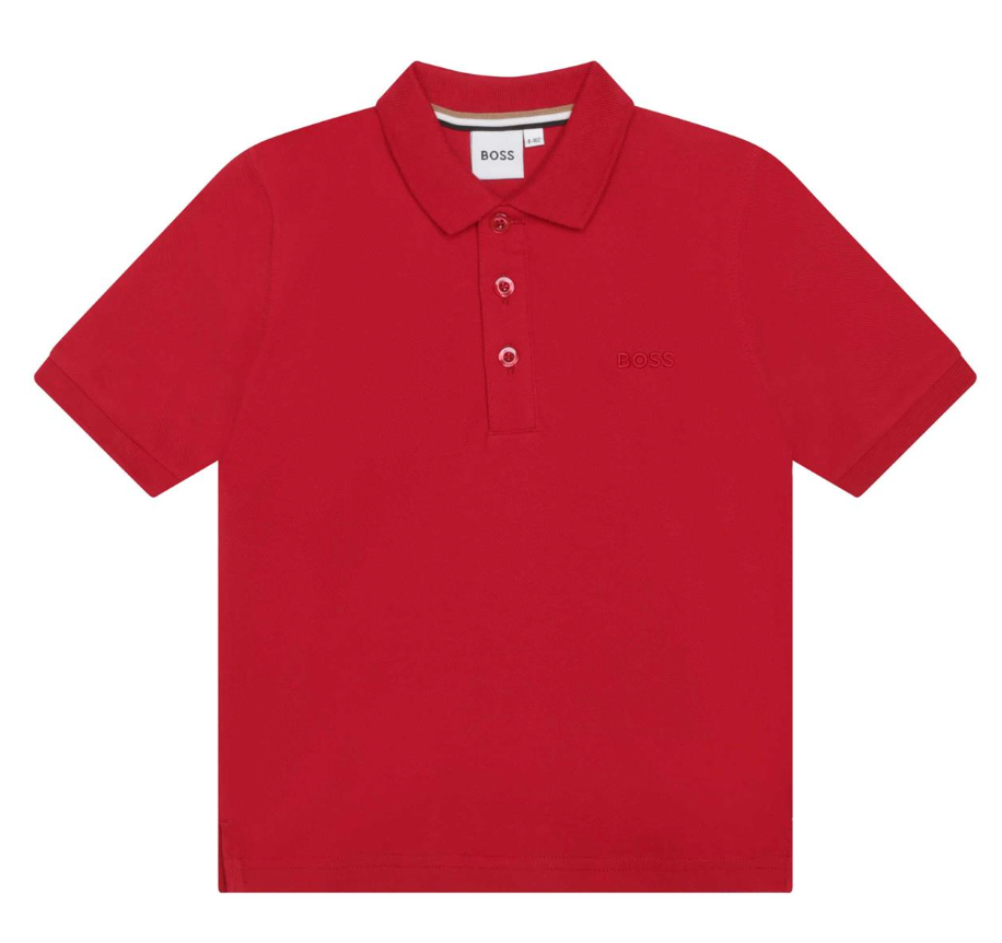 Red Boss Polo J25M26