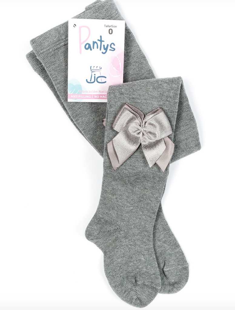 Grey Bow JC Tights 47300