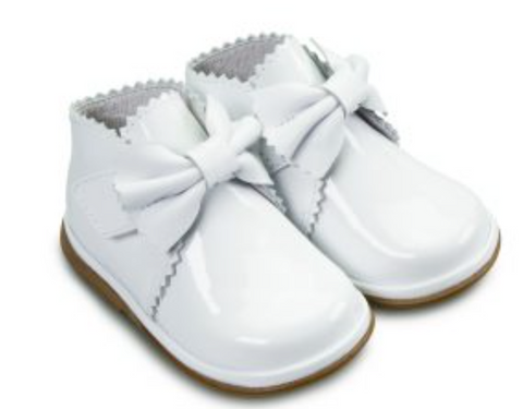 Borboleta Sharon Boot - White Patent