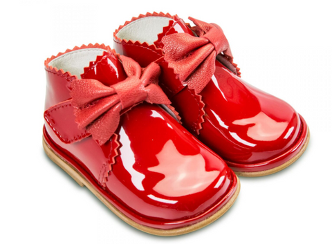 Borboleta Sharon Boot - Red Patent