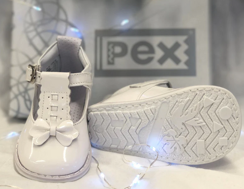 Pex Anastasia Shoe White Patent