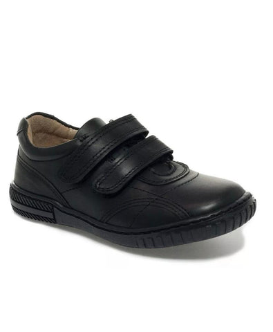 Veejay Black School Shoe