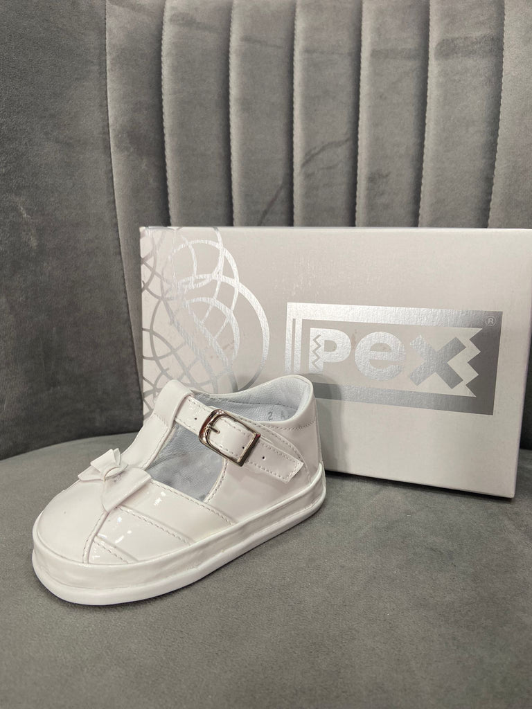 Pex Leia White Patent Shoe