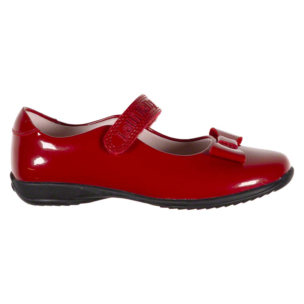 Girls red best sale school shoes