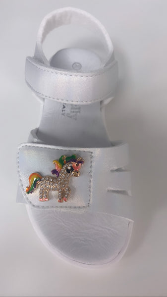 Lelli Kelly Unicorn Sandal LK1506 White